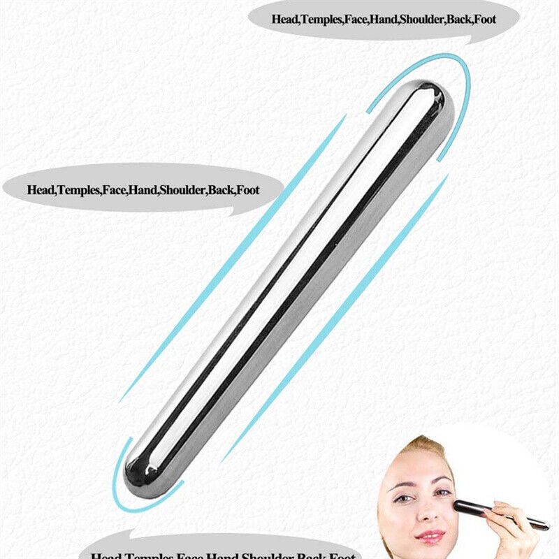 Stainless Steel Face Massage Therapy Stick-Guasha Massage Wand-Acupressure Tools