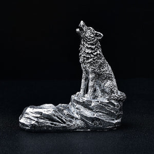 Wolves Figurine Sphere Base Holder for Crystal Ball Glass Ball Pedestal