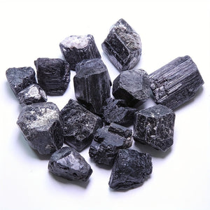 100G/Bag Pack of Natural Black Tourmaline, Quartz Crystal & Gemstone for Reiki Healing & Mineral Collection