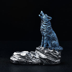 Wolves Figurine Sphere Base Holder for Crystal Ball Glass Ball Pedestal