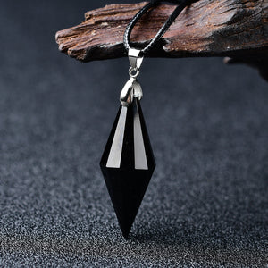 Spirit Pendulum Precious Pendant Double Terminated Point Reiki Quartz Charm Gemstone Fashion Crystal Pendant Man Women Trending Present