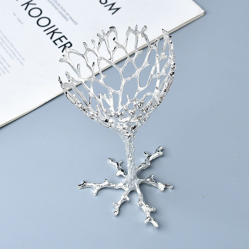 Torch Shape Bird's Nest Crystal Ball Holder Room Decor Sphere Stand Holder Ornament Stand Base Crystal Ball Display