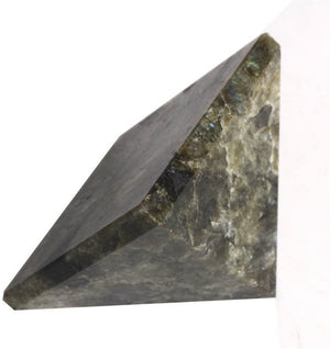 Natural Crystals&Gmestone Labradorite Pyramid Healing Quartz Stone Hand Polished Hand Made Room Decor